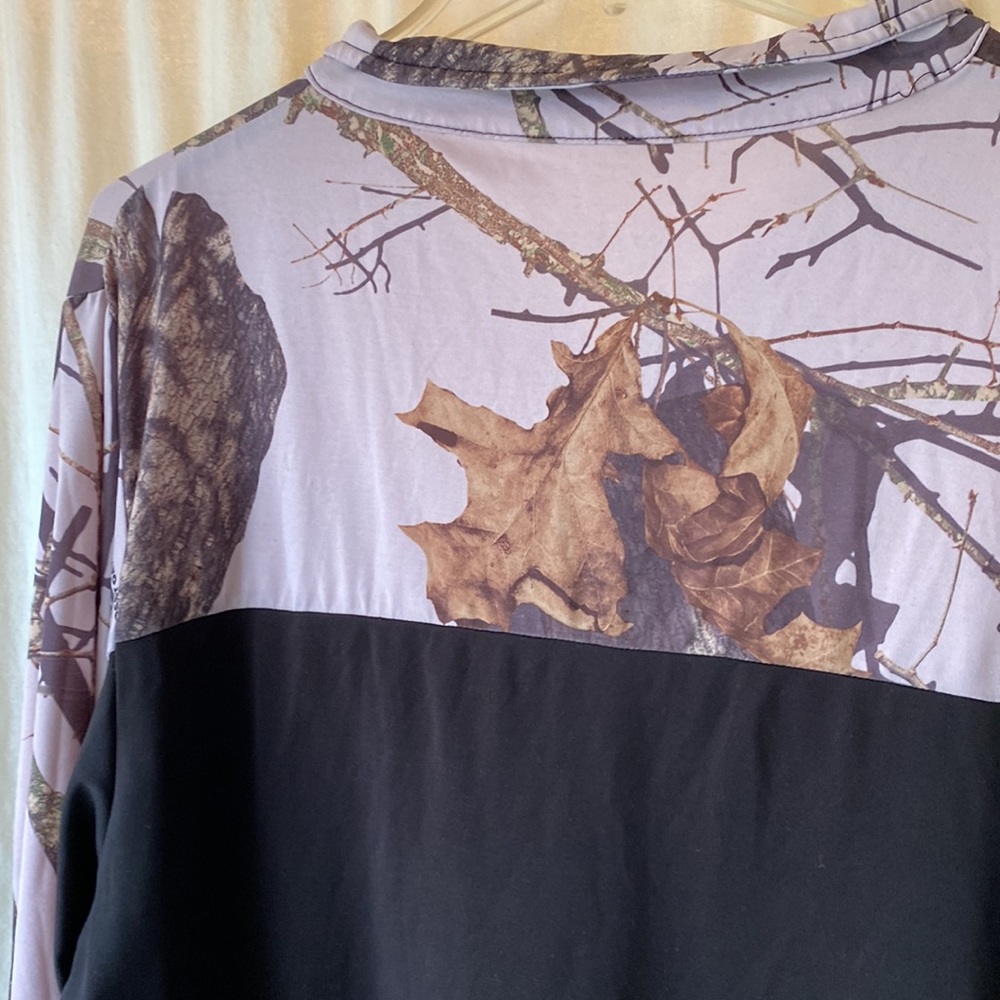 Mossy Oak Camo Quater Zip Pullover - Picture 6 of 8